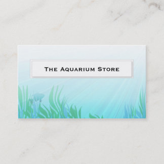 Fish in reeds aquarium Business Cards