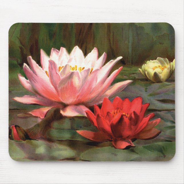 Fish in the Lily Pads - Mousepad (Front)
