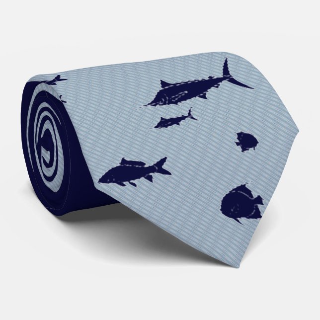 fish in the sea fishing tie (Rolled)