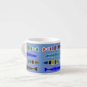 Fish in the Sea Nautical Coastal Espresso Cup