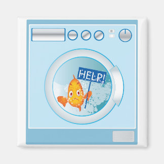 fish in washing machine magnet