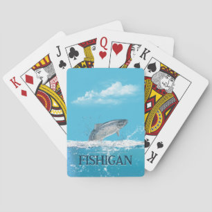 Fish In Water In Michigan Playing Cards