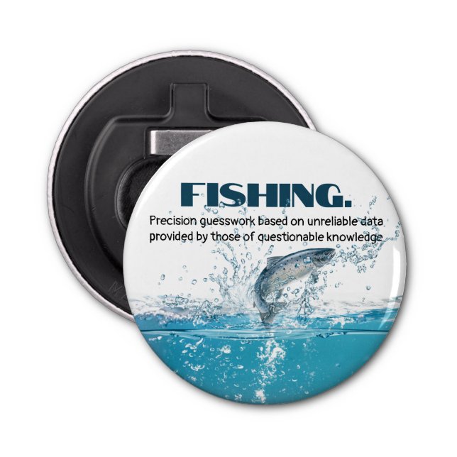 Fish In Water with Quote Bottle Opener (Front)