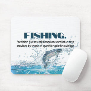 Fish In Water with Quote Mouse Mat
