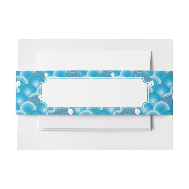 Fish Invitation Belly Band (Front Example)