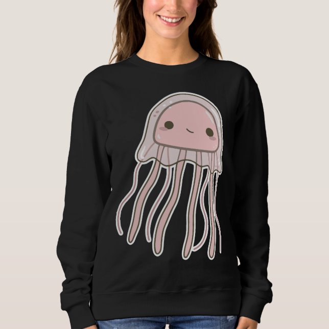Fish Jellyfish 93 Sweatshirt (Front)