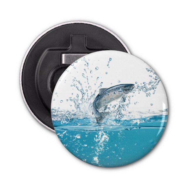 Fish Jumping Out of Water Bottle Opener (Front)