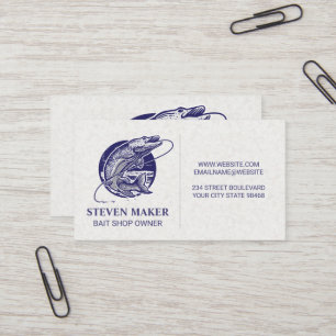 Fish Jumping out of Water Business Card
