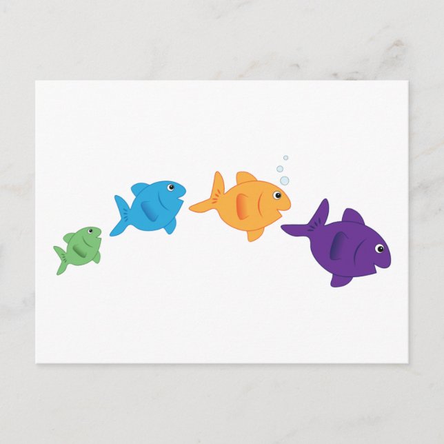 Fish Jumping Postcard (Front)