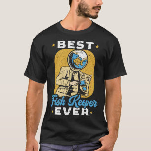 Fish Keeper Aquarium Junkie Aquarist Saltwater Tan T-Shirt