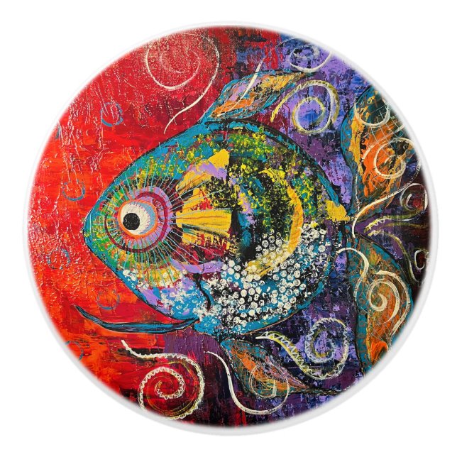 Fish Knob Pull (Front)