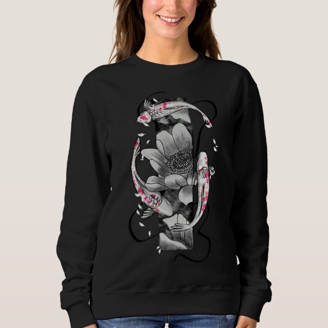 Fish Koi Fish 57 Sweatshirt (Front)