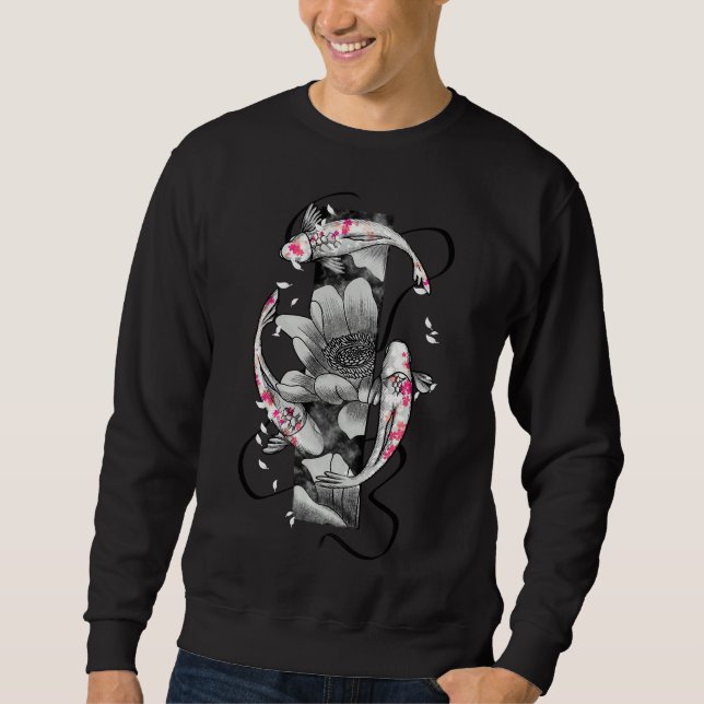 Fish Koi Fish 57 Sweatshirt (Front)