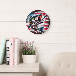 Fish Large Clock