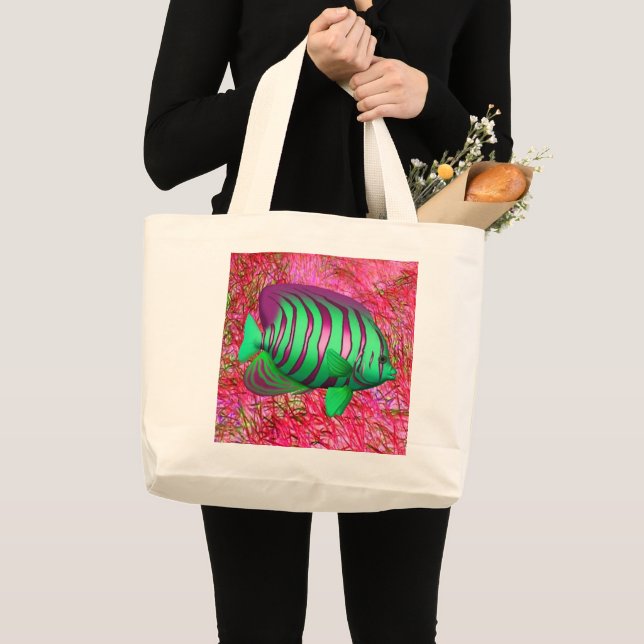 Fish Large Tote Bag (Front (Product))