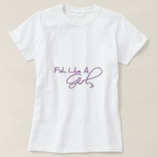 Fish Like A Girl (Salmon) T-Shirt