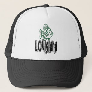FISH LOUISIANA VINTAGE LOGO TRUCKER HAT