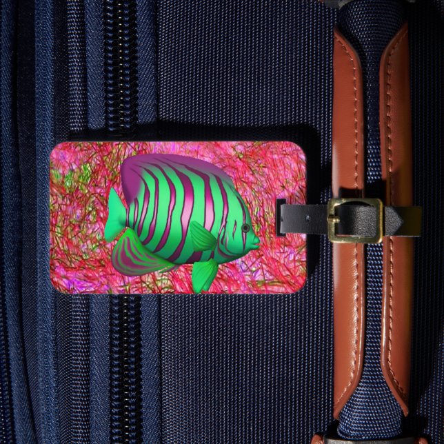 Fish Luggage Tag (Front Insitu 4)