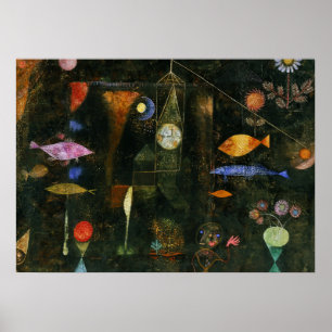 Fish Magic, 1925 by Paul Klee Poster