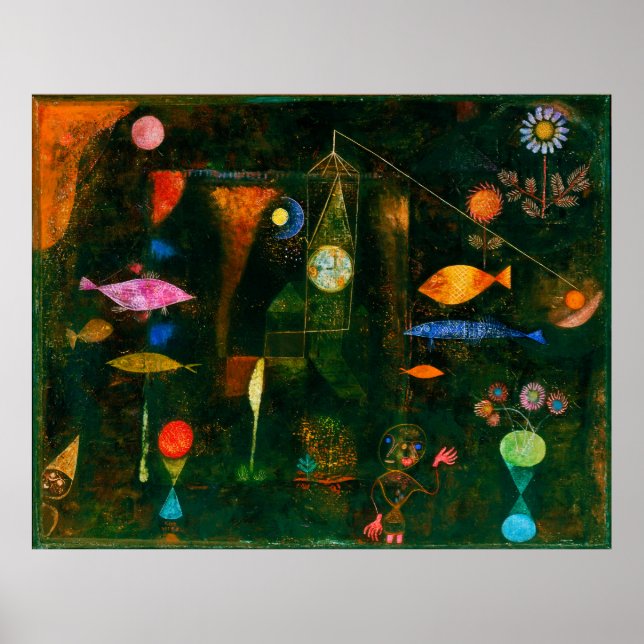 Fish Magic by Paul Klee (1925) Poster (Front)
