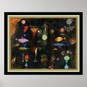 "Fish Magic" by Paul Klee Poster