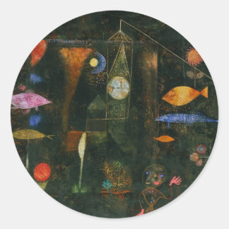 Fish Magic - Paul Klee Classic Round Sticker