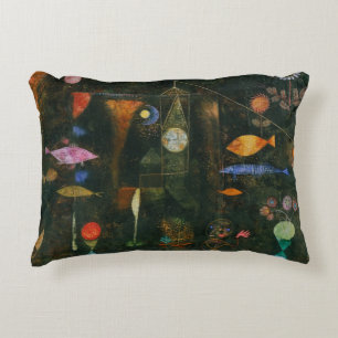 Fish Magic - Paul Klee Decorative Cushion