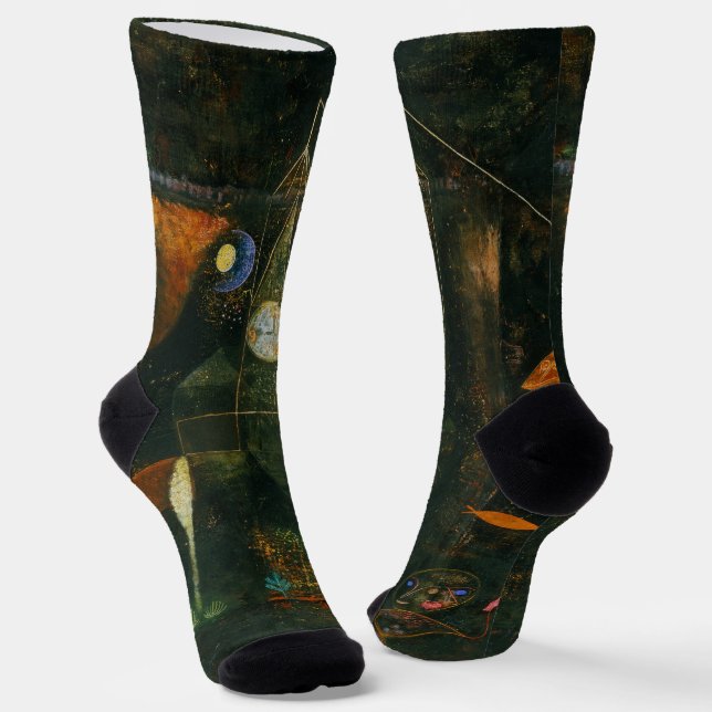 Fish Magic - Paul Klee Socks (Angled)