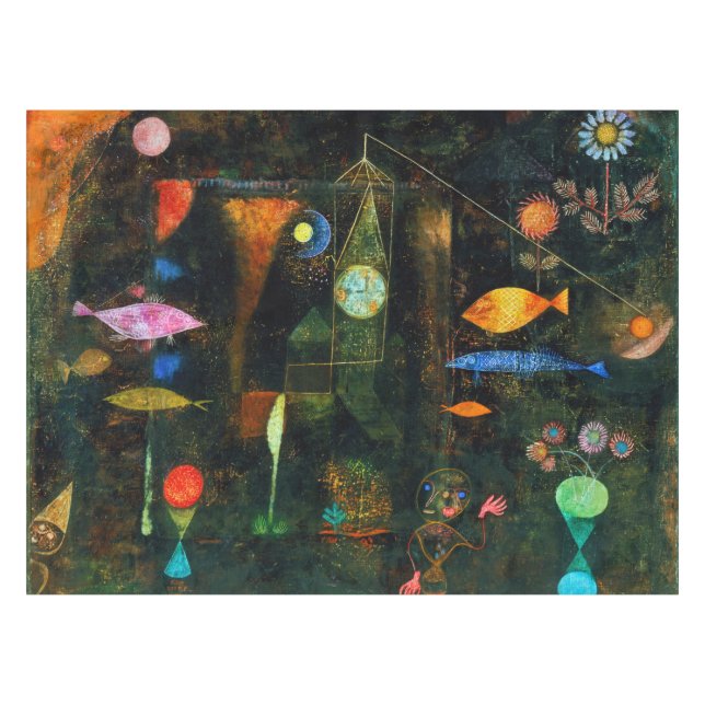 Fish Magic, Paul Klee Tablecloth (Front (Horizontal))