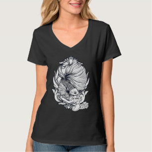 Fish Make Life Betta Aquarium Aquarist Fish Fsh Fi T-Shirt