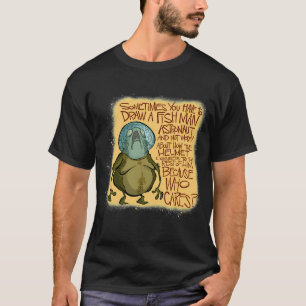 Fish Man Astronaut T-Shirt