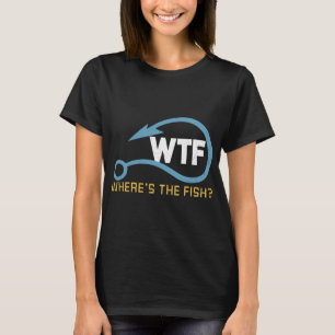 Fish Me Luck Distressed Retro Fisherman Funny T-Shirt