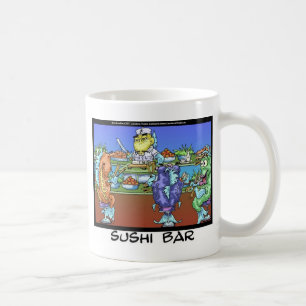 Fish Meet Markets AKA Sushi Bar Funny Gifts & Card Coffee Mug