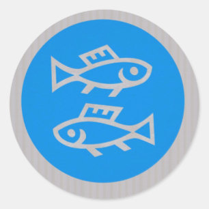 FISH MERMAID FISHING FISHERMAN unique return gifts Classic Round Sticker
