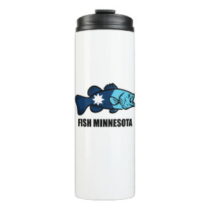 Fish Minnesota Thermal Tumbler