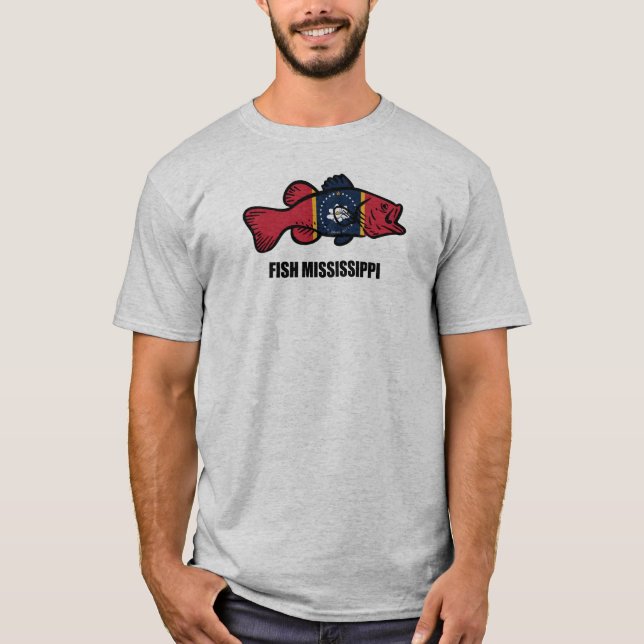 Fish Mississippi T-Shirt (Front)