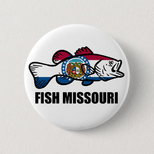 Fish Missouri 6 Cm Round Badge