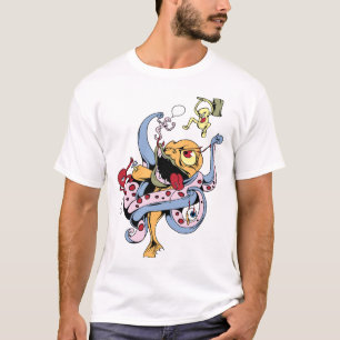 Fish Monster Funny Simple Modern Cute T-Shirt