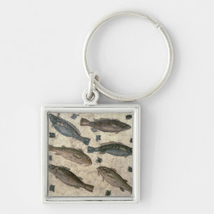 Fish (mosaic) key ring