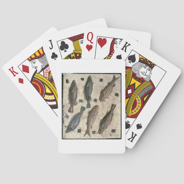 Fish (mosaic) playing cards (Back)