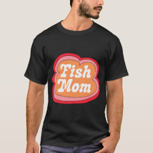 Fish Mum (Orange on Pink) T-Shirt