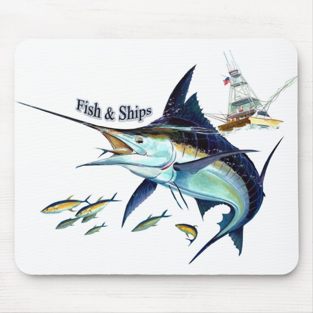 fish n ships mouse mat (Front)