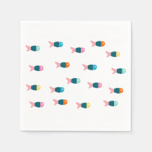 Fish napkins