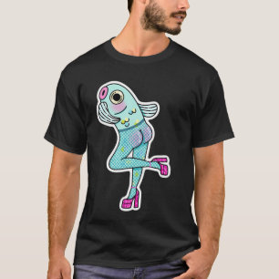 Fish-Nets (Reverse Mermaid) Pink Version T-Shirt