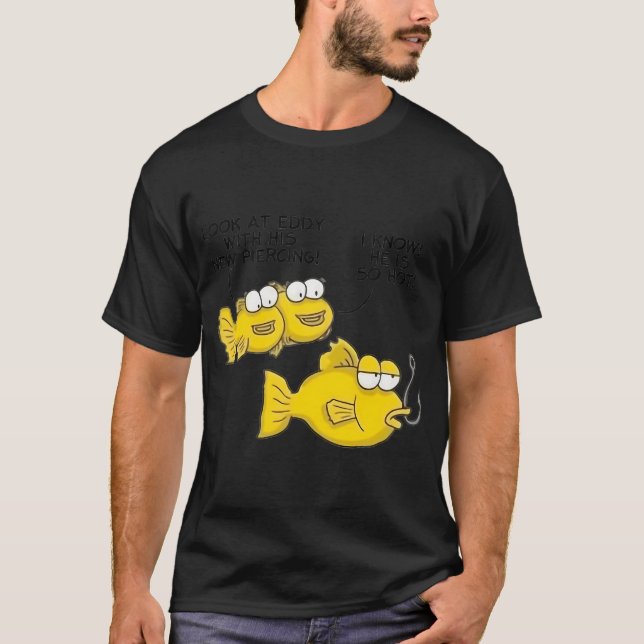 Fish New Piercing Design T-Shirt (Front)