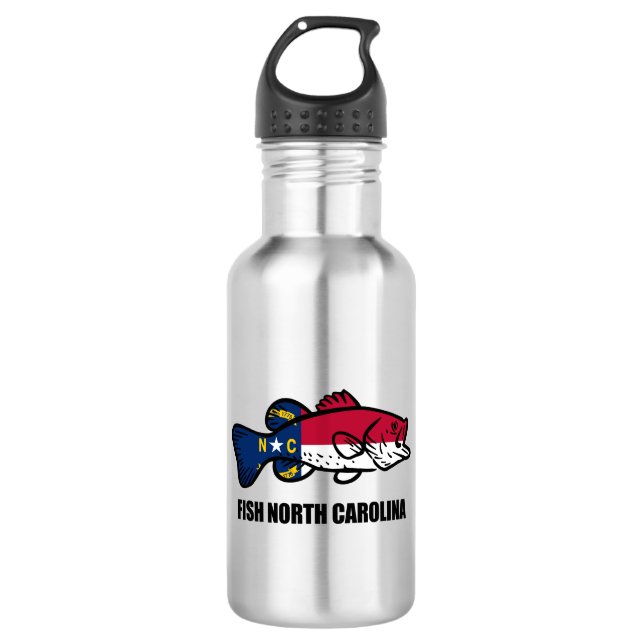 Fish North Carolina 532 Ml Water Bottle (Front)
