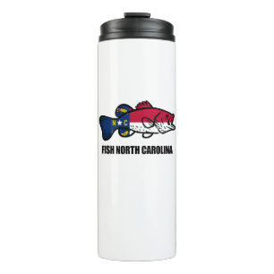 Fish North Carolina Thermal Tumbler