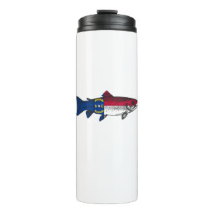 Fish North Carolina Trout Thermal Tumbler
