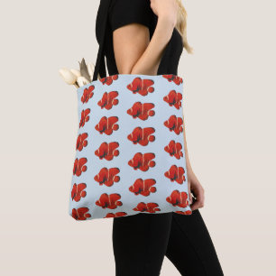 Fish Ocean Clownfish Print Tote Bag