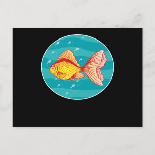 Fish Ocean Design Whale Swimming Seal Fun Sea Gift Postcard